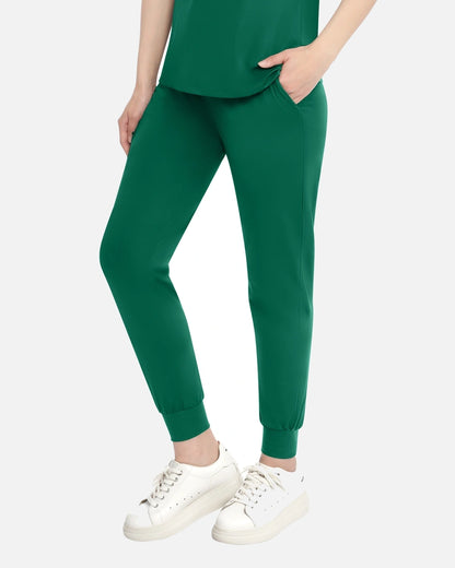 Hunter Green – Eadflie Women's Classic Jogger Uniform Pants – product image 37