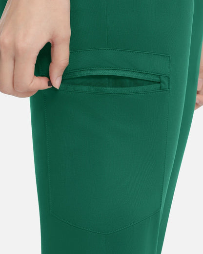 Hunter Green – Eadflie Women's Classic Jogger Uniform Pants – product image 39