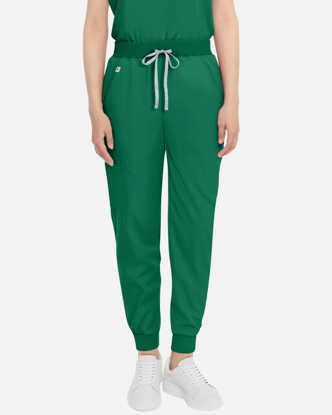 Hunter Green – Eadflie Women's Multi-Pocket Jogger Uniform Pants – product image 02