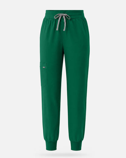 Hunter Green – Eadflie Women's Multi-Pocket Jogger Uniform Pants – product image 01