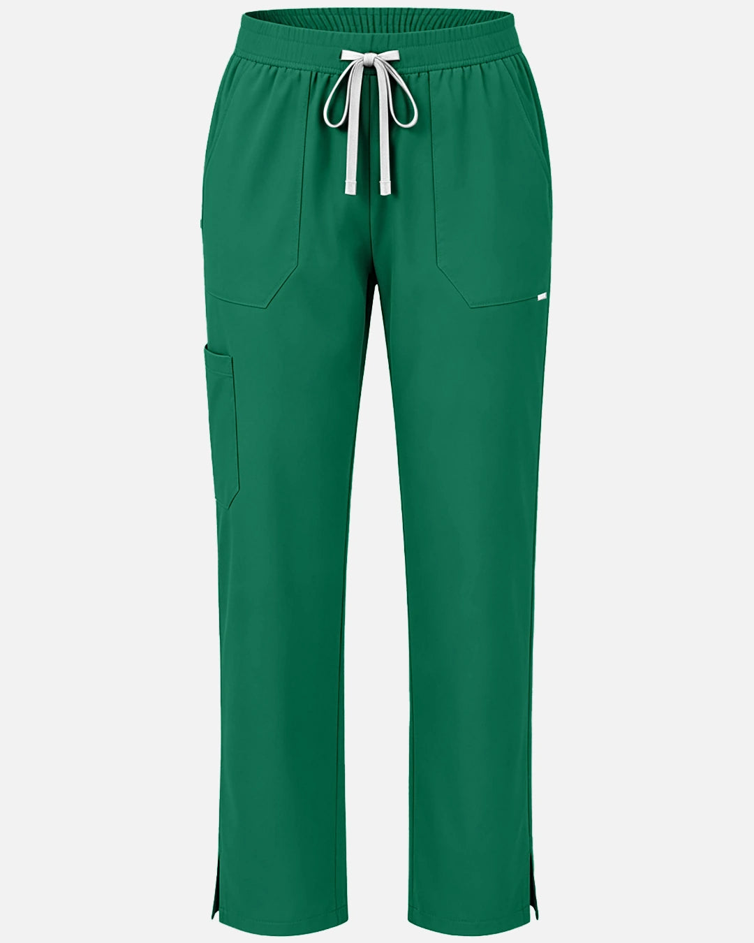 Hunter Green – Eadflie Women's Woven Straight-Leg Uniform Pants – Structured Tailored Bottoms – product image 22