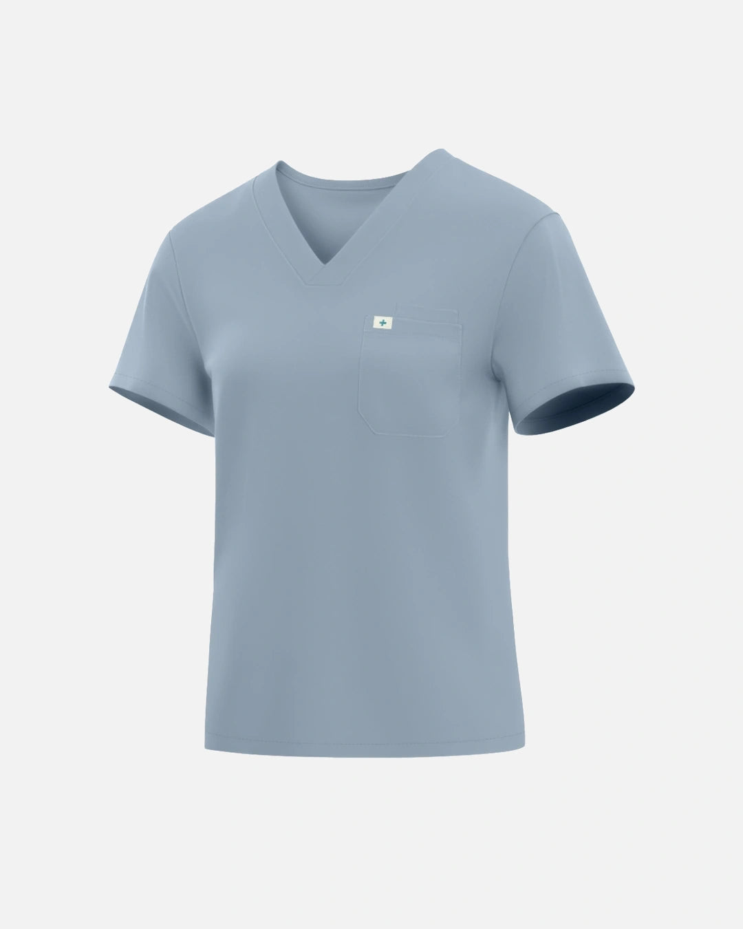 Light Blue – Eadflie Women's Classic V-Neck Uniform Top – product image 49