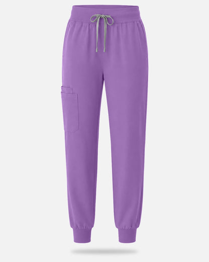 Light Purple – Eadflie Women's Tapered Jogger Uniform Pants – Soft Stretch Bottoms – product image 97