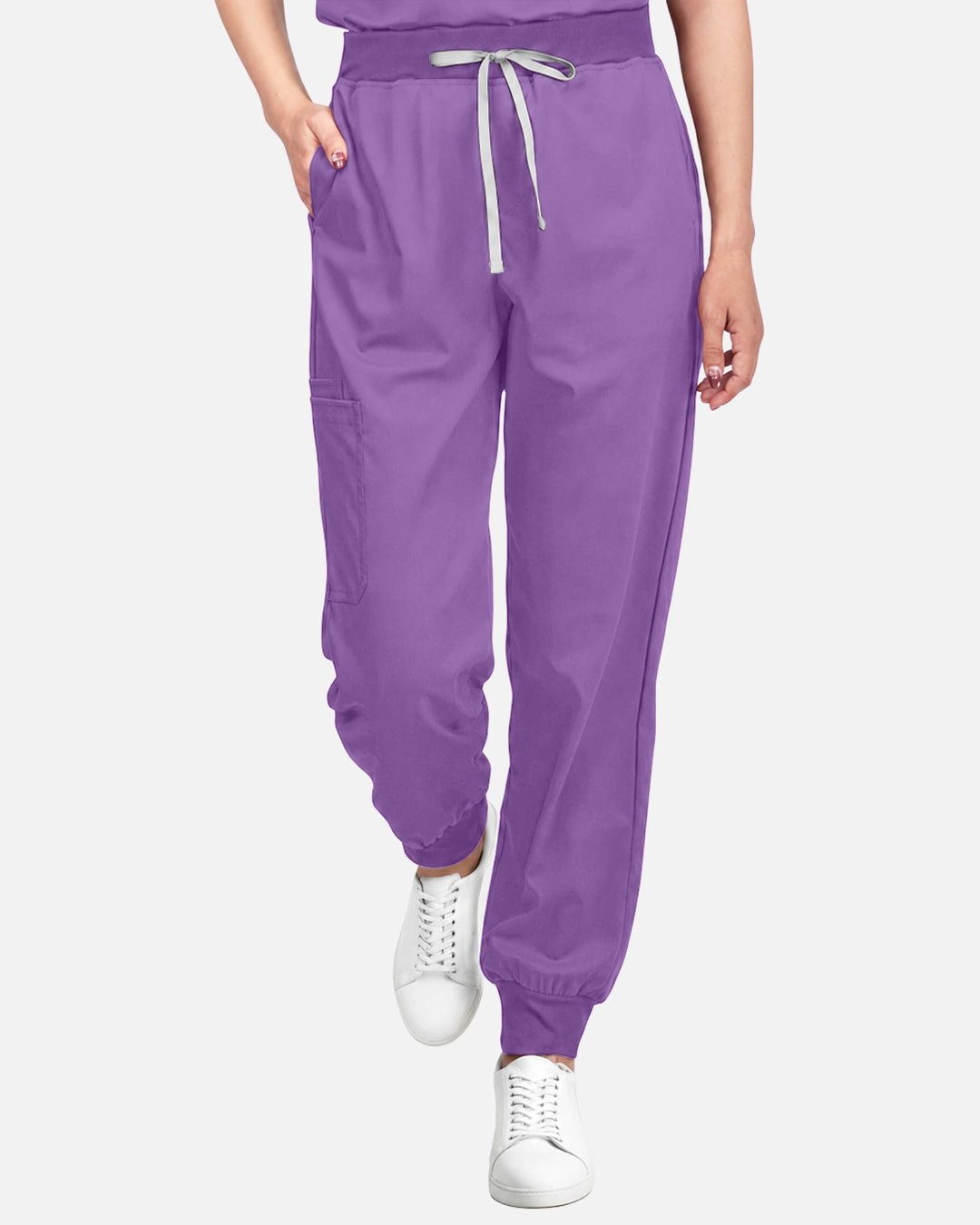 Light Purple – Eadflie Women's Tapered Jogger Uniform Pants – Soft Stretch Bottoms – product image 98