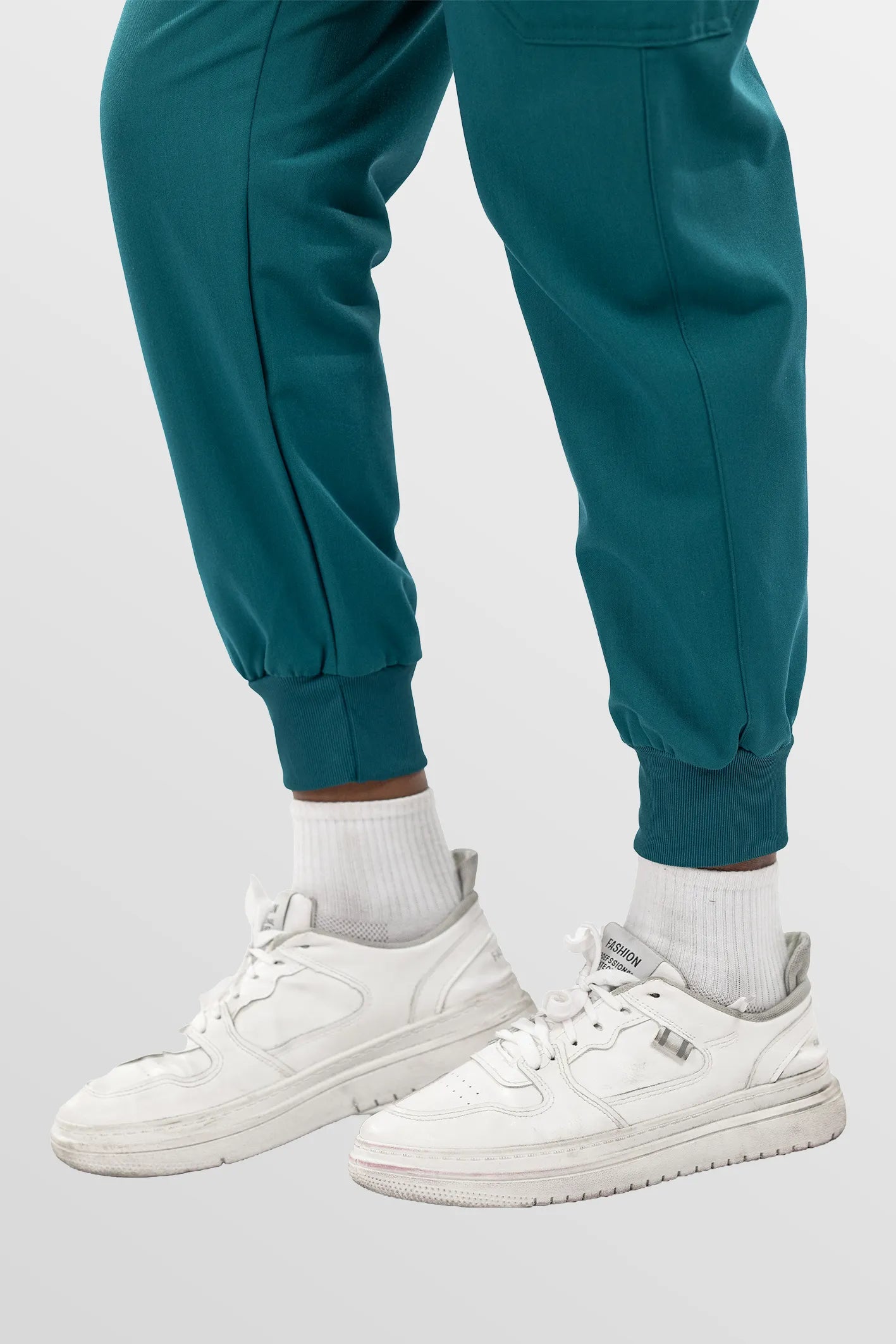 Mint Green Eipnare Women's Henley Collar Sleeveless Jogger Scrub Set - Stretch Medical Scrubs for Women