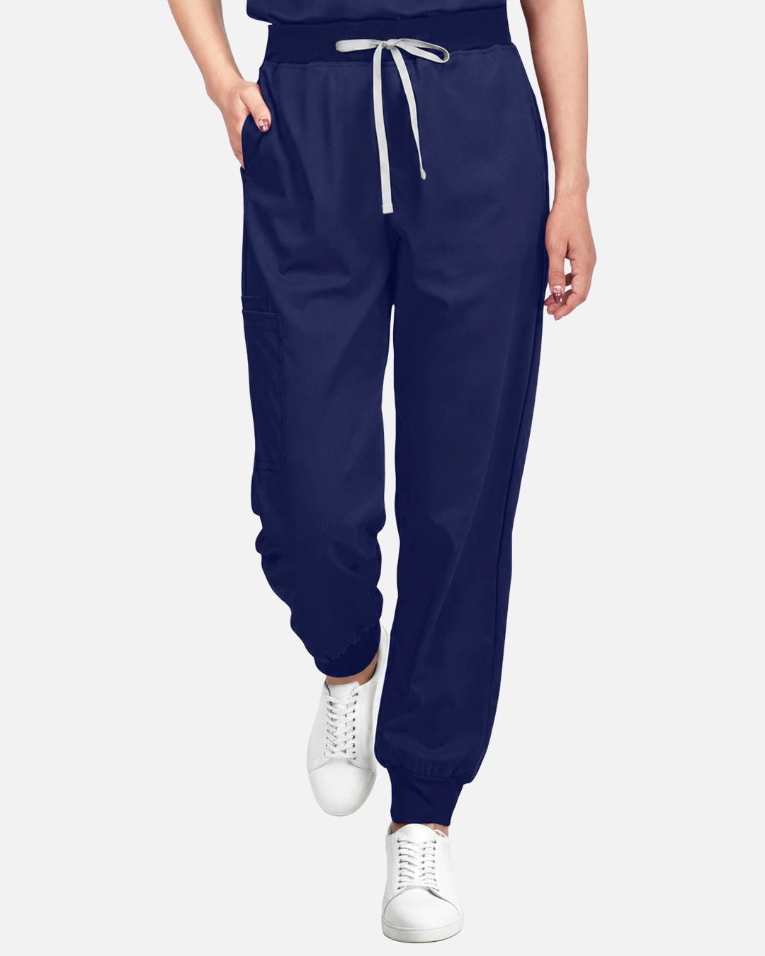 Navy Blue – Eadflie Women's Tapered Jogger Uniform Pants – Soft Stretch Bottoms – product image 26