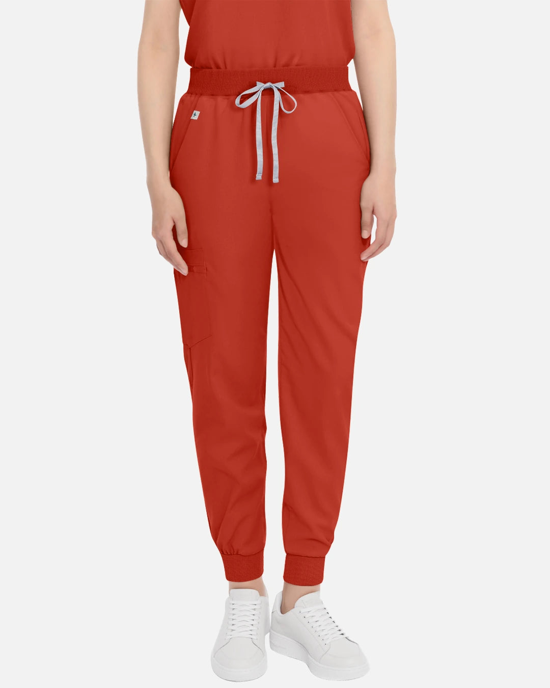 Orange Red – Eadflie Women's Multi-Pocket Jogger Uniform Pants – product image 17
