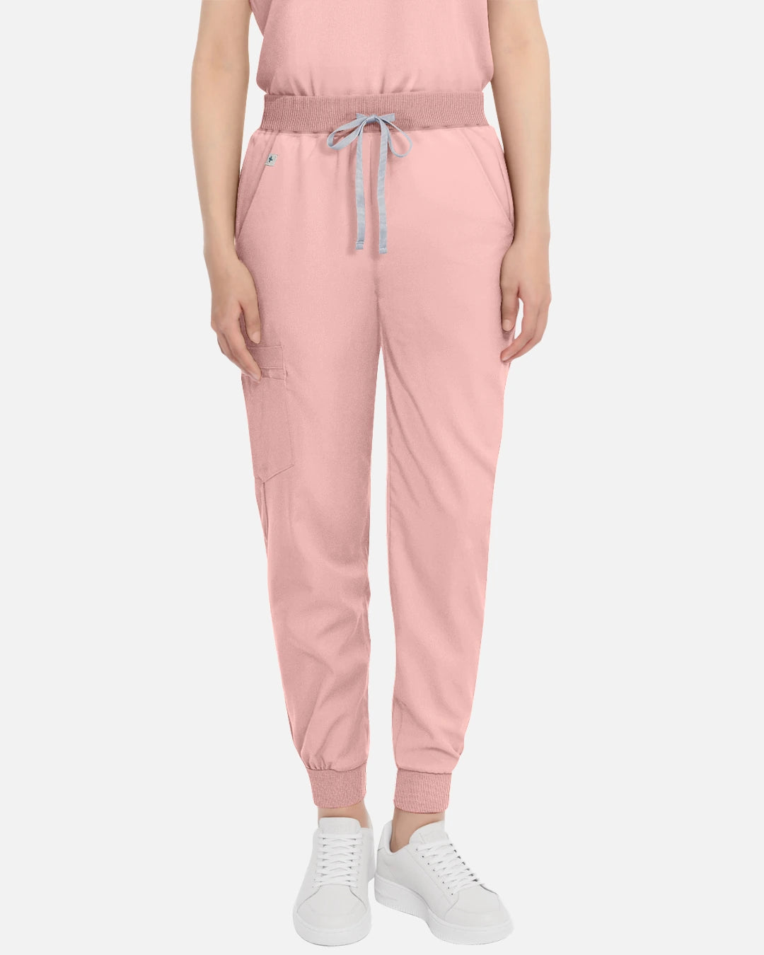 Pink – Eadflie Women's Multi-Pocket Jogger Uniform Pants – product image 12
