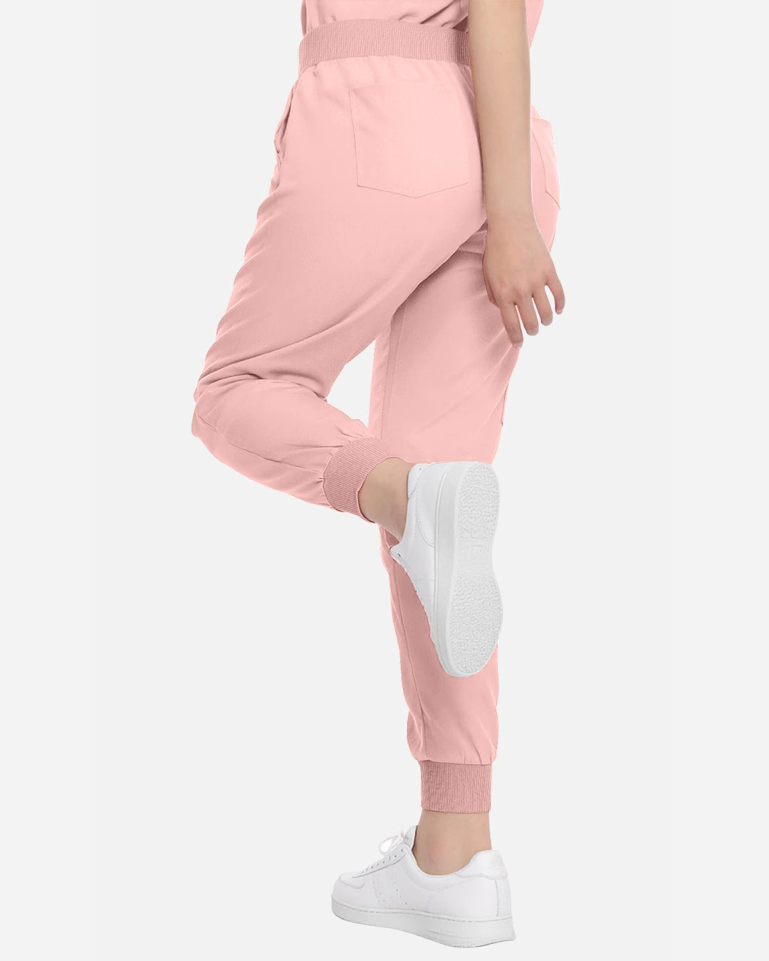 Pink – Eadflie Women's Multi-Pocket Jogger Uniform Pants – product image 15