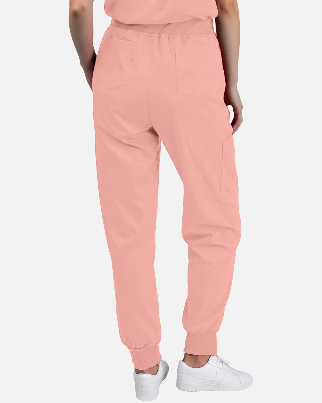 Pink – Eadflie Women's Tapered Jogger Uniform Pants – Soft Stretch Bottoms – product image 83
