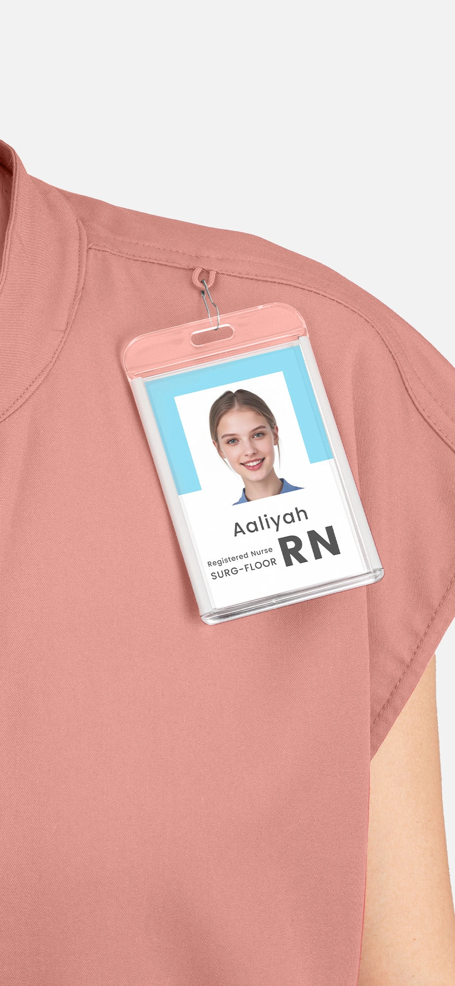 Pink – Eadflie Women's Sleeveless Mandarin Collar Jogger Uniform Set – product image 14