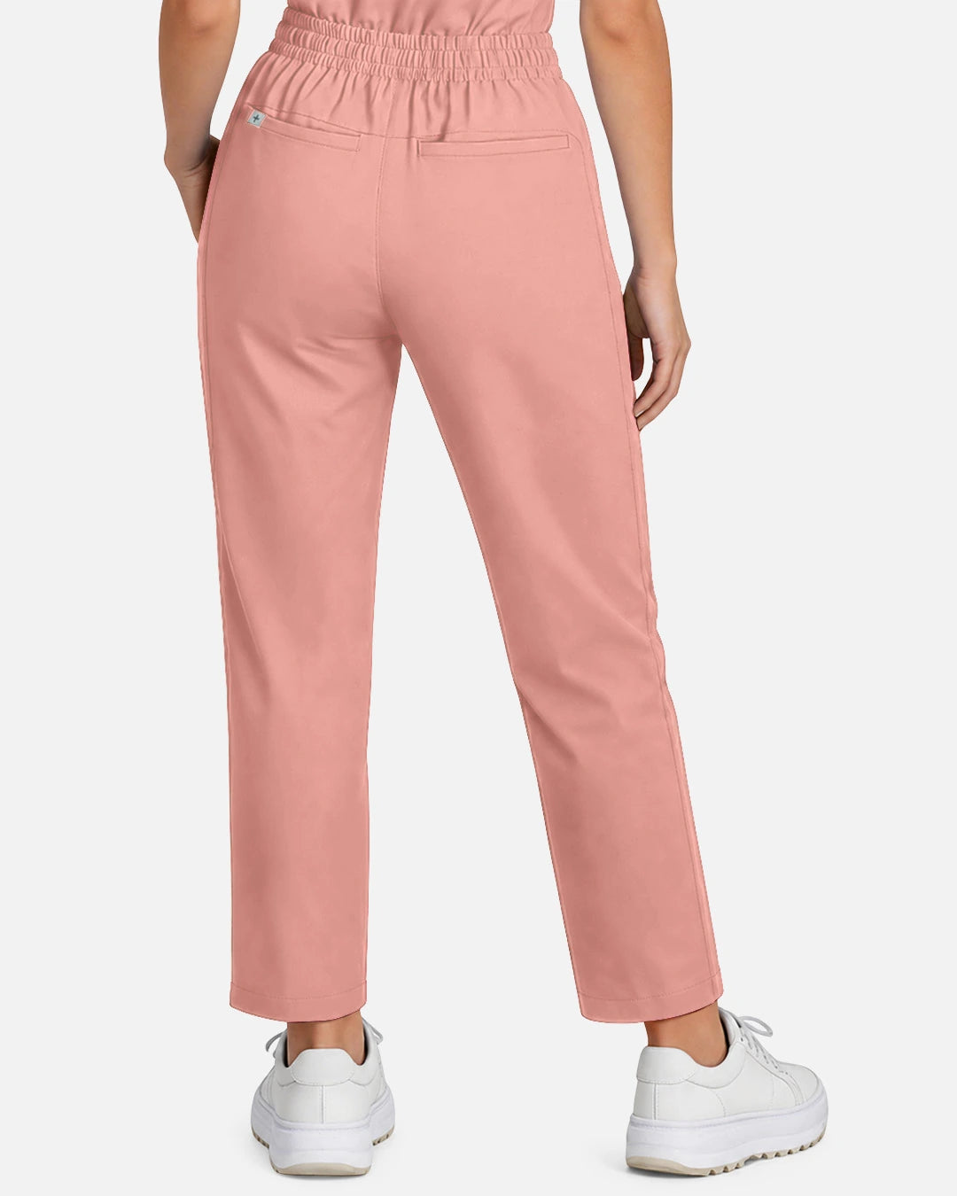 Pink – Eadflie Women's Slim Fit Tapered Cargo Uniform Pants – product image 28