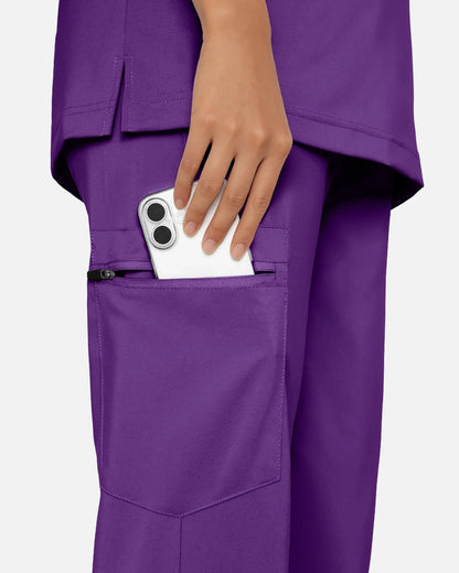 Purple – Eadflie Women's Classic Jogger Uniform Pants – product image 77