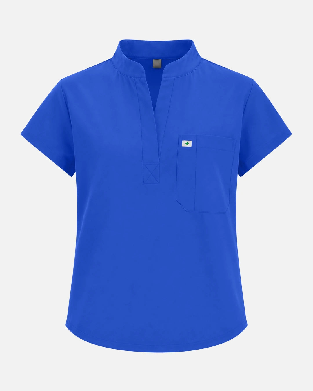 Royal Blue – Eadflie Women's Sleeveless Henley Uniform Top – product image 36