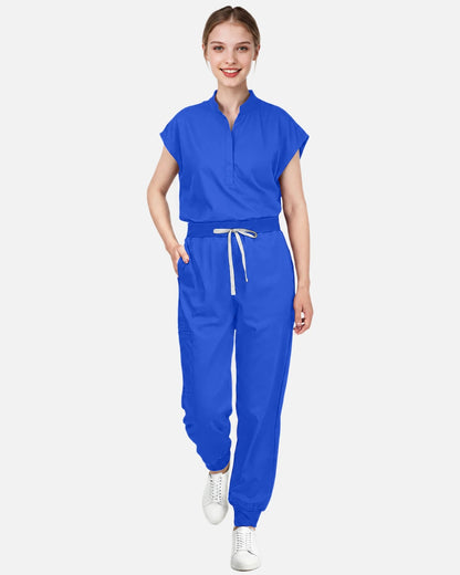 Royal Blue – Eadflie Women's Tapered Jogger Uniform Pants – Soft Stretch Bottoms – product image 75