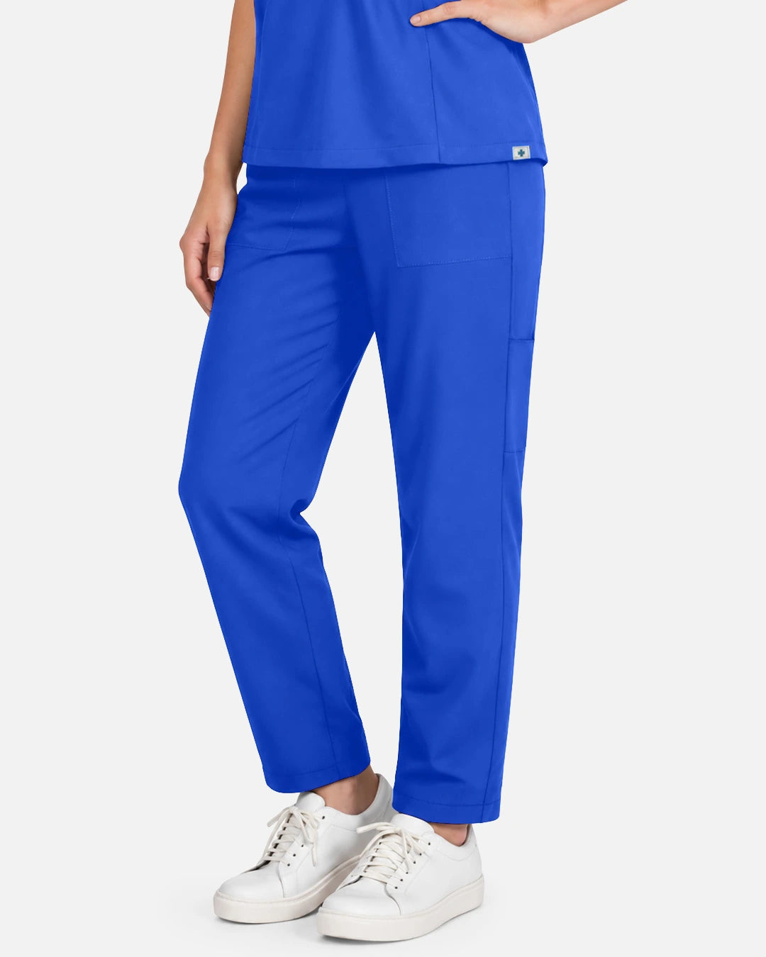 Royal Blue – Eadflie Women's Slim Fit Tapered Cargo Uniform Pants – product image 77