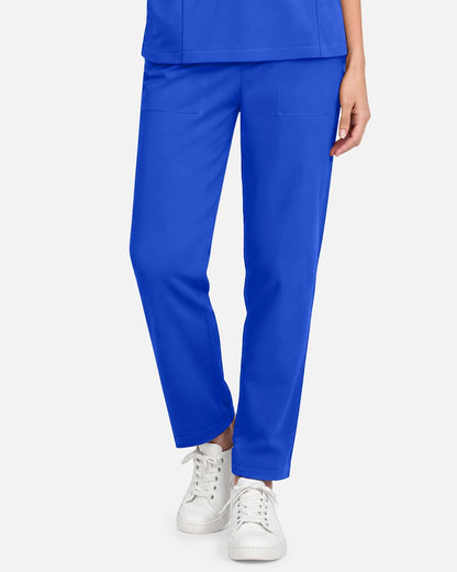 Royal Blue – Eadflie Women's Slim Fit Tapered Cargo Uniform Pants – product image 74
