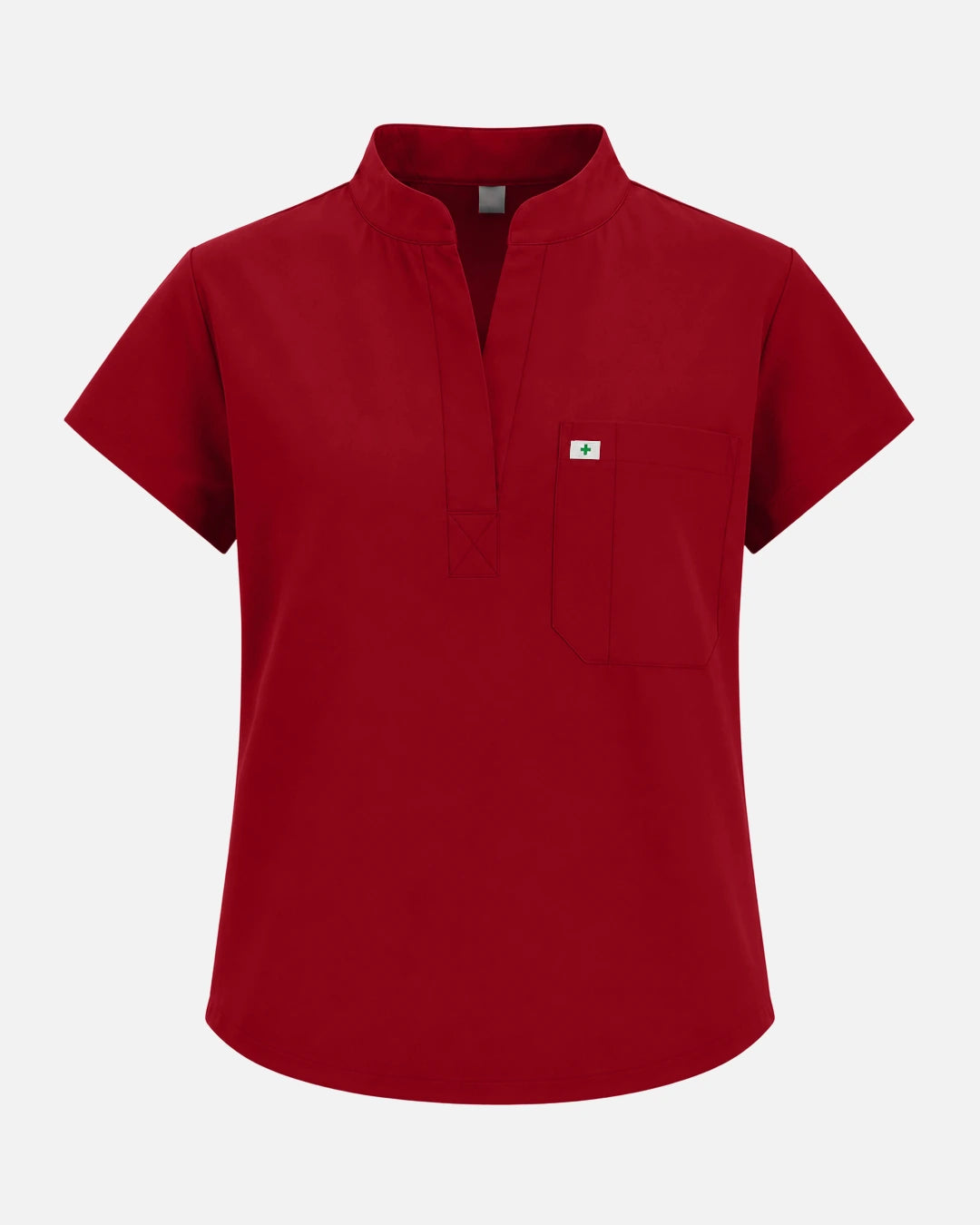 Wine Red – Eadflie Women's Sleeveless Henley Uniform Top – product image 37