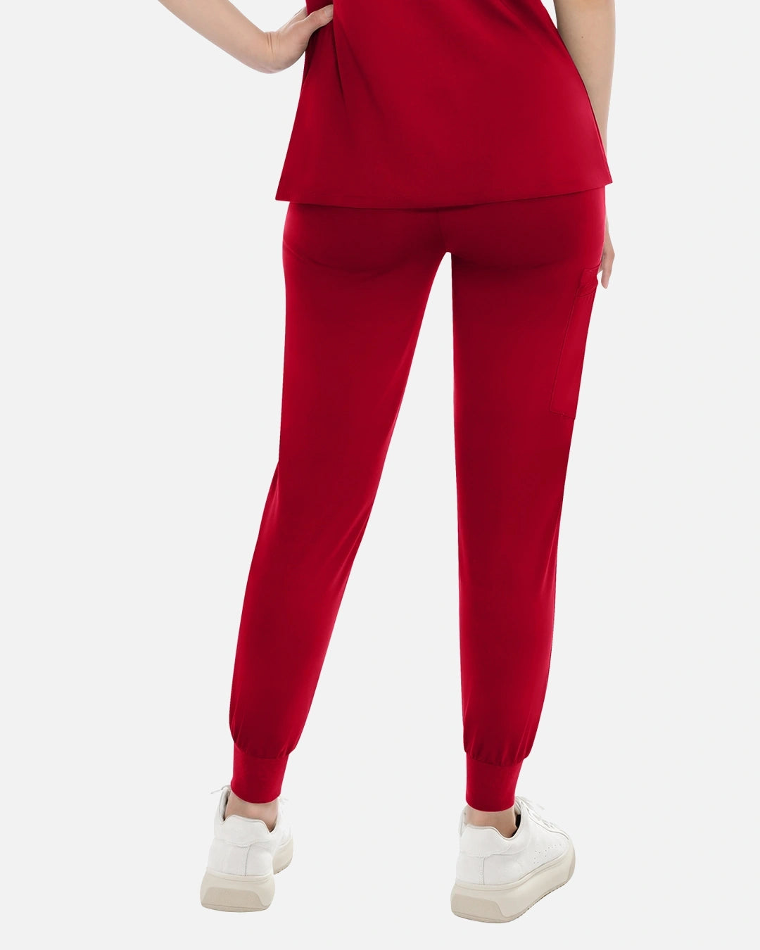 Wine Red – Eadflie Women's Classic Jogger Uniform Pants – product image 54